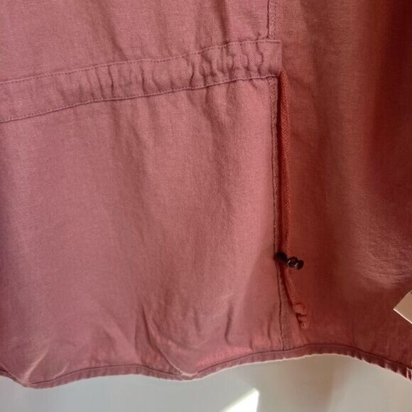 Vintage Jules & Leopold Casual Women’s Small Linen Pink Cardigan Sweater Jacket - Picture 10 of 12